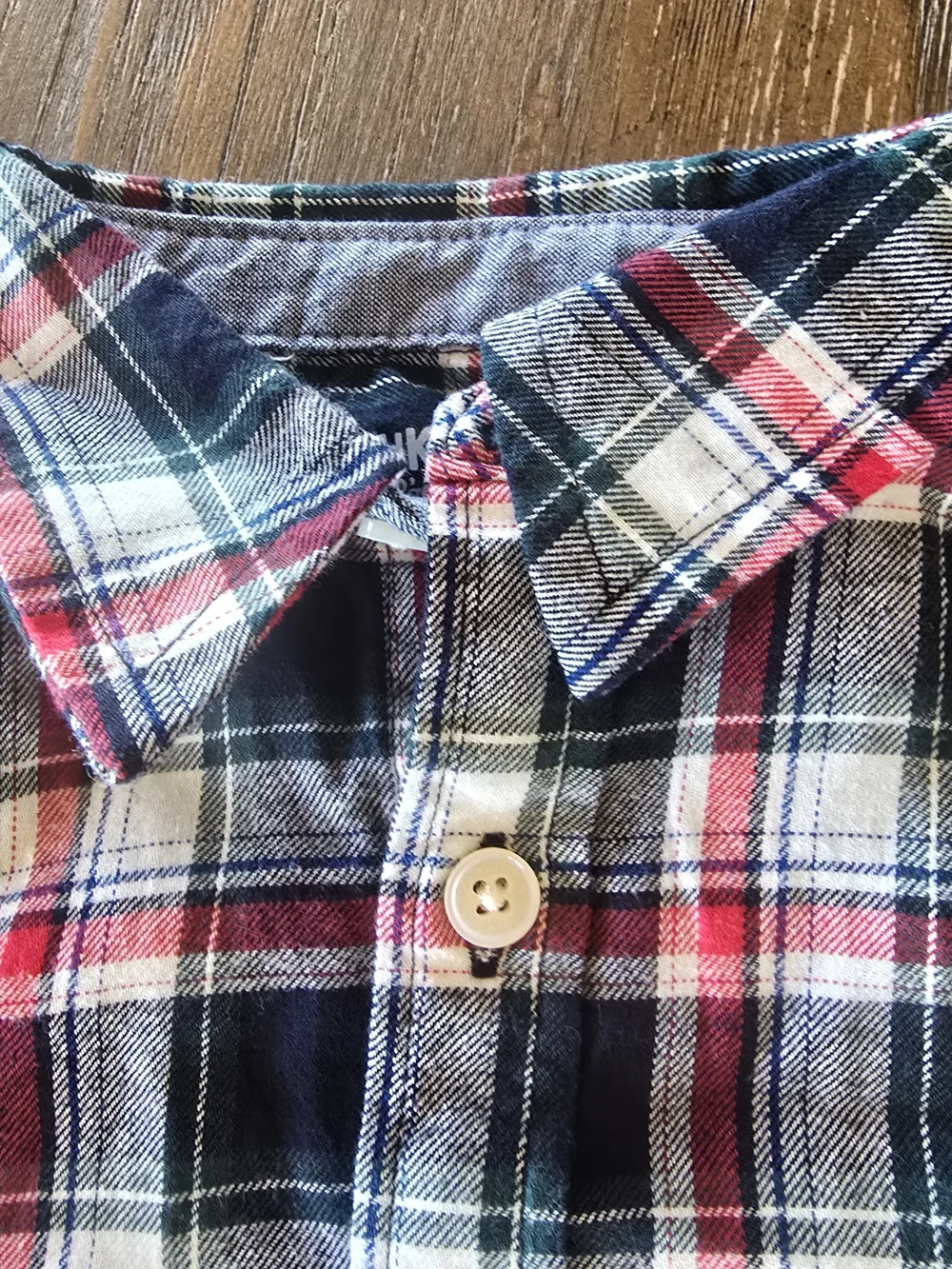 OshKosh B'gosh Boys Plaid Button Down Shirt 4T